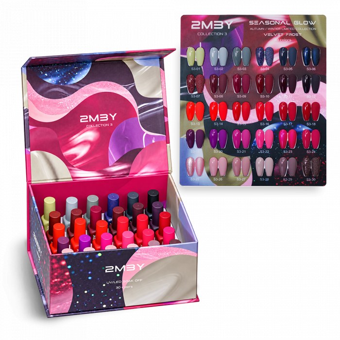 Gel Lack Collection 3 - Seasonal Glow - set 30 buc