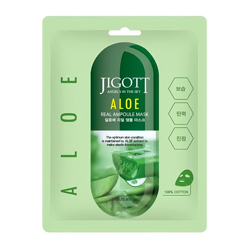 Masca Aloe Real Ampoule 27ml - Jigott