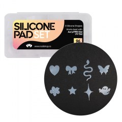 Set Silicone pads 8 modele nr. 1 - 96 buc