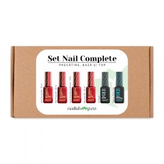 Set Nail Complet - Pregatire,  Baza si Top