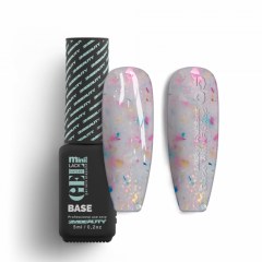 Oja Semi GELlack 2M Hema Free Milky Rubber Base with Flakes Nr. 05