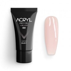 Acryl Pro Gel 2M Velvet Hema Free - Light Nude 15gr