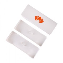 Set cutie pentru pensule mare cu 2 tavite