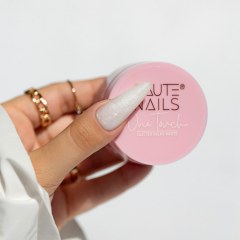 Gel UV Saute Nails One Touch Glitter Milky White 30gr