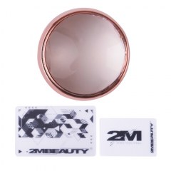 Stampila si raclete pentru unghii 2M Flat - Rose Gold