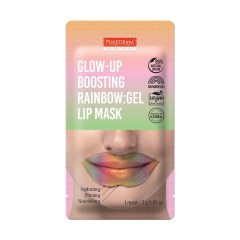 Mască pt buze - Glow-up Boosting Rainbow Gel Lip Mask 2g - Purederm