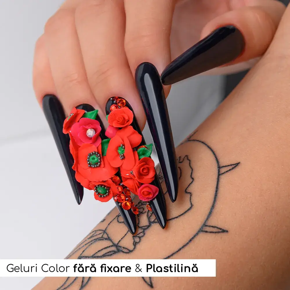 Gel unghii Color Fara Fixare 2M Beauty